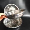 22 soup bowls, household soup bowls, vegetable bowls, canteen, hotel and catering metal large soup bowls, round soup bowls, 2 yuan supply details Picture